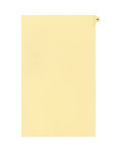 Onglets juridique Indiv Légal 26 Coupe 25 C-Chamois
