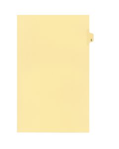 Onglets juridique Indiv Légal "E" Coupe 25 C-Chamois