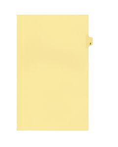 Onglets juridique Indiv Légal "F" Coupe 25 C-Chamois