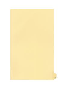 Onglets juridique Indiv Légal "XYZ" Coupe 25 C-Chamois