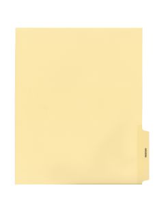 Family Court Tab Dividers Buff "ORDERS" 3rd cut