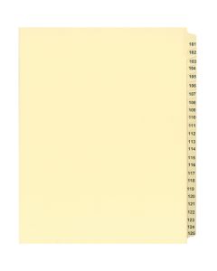 Onglets juridique Jeux Lettre 101-125 Coupe 25 Ivoire