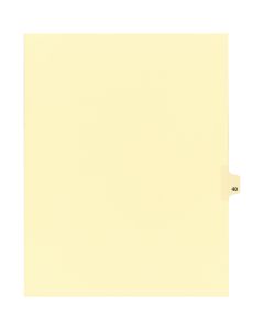 Litigation Tab Dividers Ivory #40