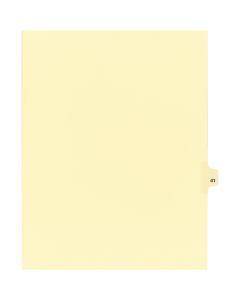 Litigation Tab Dividers Ivory #41