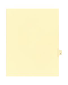 Litigation Tab Dividers Ivory #42