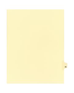 Litigation Tab Dividers Ivory #45