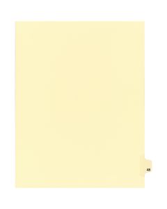 Litigation Tab Dividers Ivory #48