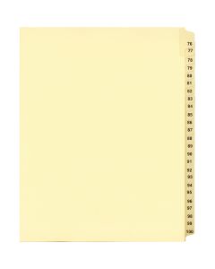 Onglets juridique Jeux Lettre 76-100 Coupe 25 Ivoire