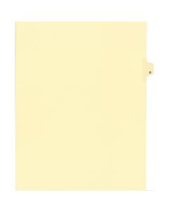 Onglets jur. Individuels Lettre "G" Coupe de 25 Ivoire