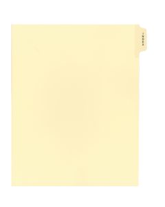 Litigation Tab Dividers Ivory "Index"