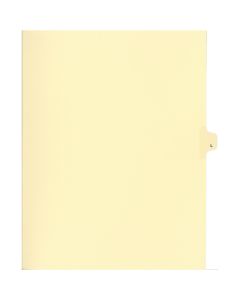 Onglets jur. Individuels Lettre "L" Coupe de 25 Ivoire
