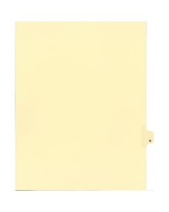 Onglets jur. Individuels Lettre "Q" Coupe de 25 Ivoire