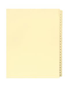 Alberta Manila Litigation Tab Dividers #1-25