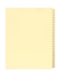 Alberta Manila Litigation Tab Dividers #101-125
