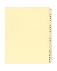 Alberta Manila Litigation Tab Dividers #126-150