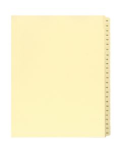 Alberta Manila Litigation Tab Dividers #151-175