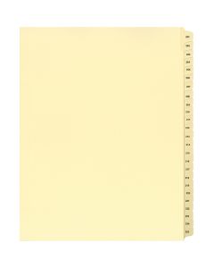 Alberta Manila Litigation Tab Dividers #201-225