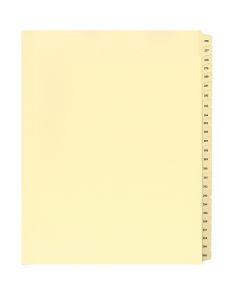Alberta Manila Litigation Tab Dividers #276-300