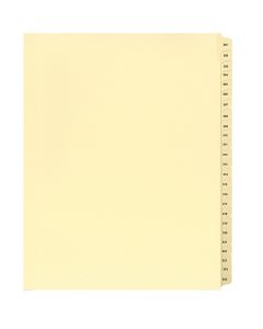 Alberta Manila Litigation Tab Dividers #301-325