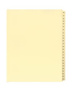 Alberta Manila Litigation Tab Dividers #326-350