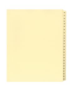 Alberta Manila Litigation Tab Dividers #376-400