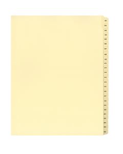 Alberta Manila Litigation Tab Dividers #401-425