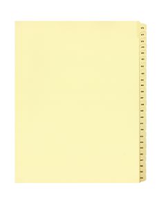 Alberta Manila Litigation Tab Dividers #476-500