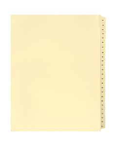 Alberta Manila Litigation Tab Dividers #51-75