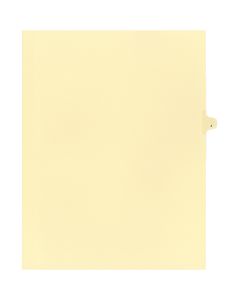 Alberta Manila Litigation Tab Dividers "J"