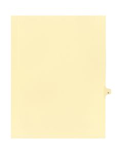 Alberta Manila Litigation Tab Dividers "O"