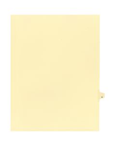 Alberta Manila Litigation Tab Dividers "Q"