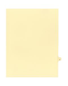 Alberta Manila Litigation Tab Dividers "R"