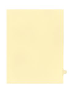 Alberta Manila Litigation Tab Dividers "U"