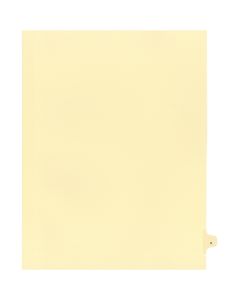 Alberta Manila Litigation Tab Dividers "V"