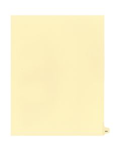 Alberta Manila Litigation Tab Dividers "XYZ"