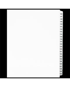 B.C. White 25th Cut #126-150 *D2104-00* (1 set/bag)