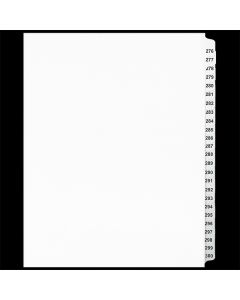 B.C. White 25th Cut #276-300 *D2110-00* (1 set/bag)