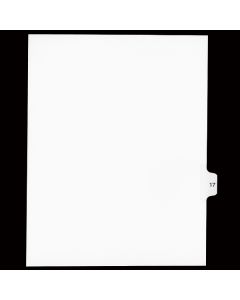 SW Index Tab Dividers White 10th Cut #17