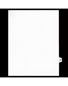 SW Index Tab Dividers White 15th Cut #27