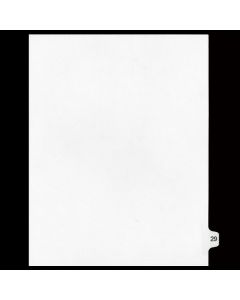 SW Index Tab Dividers White 15th Cut #29