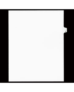 SW Index Tab Dividers White 25th Cut #07