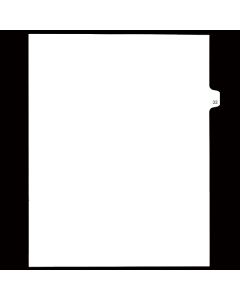Sw Index Tab Dividers White 25th Cut #32