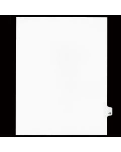 Sw Index Tab Dividers White 25th Cut #46
