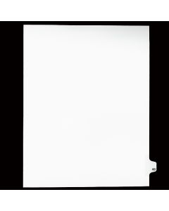 Sw Index Tab Dividers White 25th Cut #48