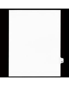 SW Index Tab Dividers White 25th Cut #95