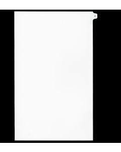Sw Index Tab Dividers White 25th Cut #01 Legal