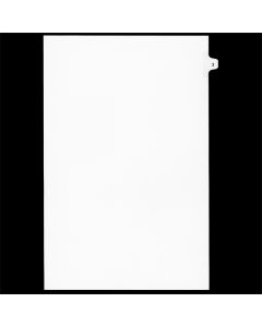 Sw Index Tab Dividers White 25th Cut #03 Legal