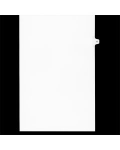 Sw Index Tab Dividers White 25th Cut #06 Legal