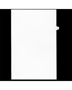 Sw Index Tab Dividers White 25th Cut #07 Legal