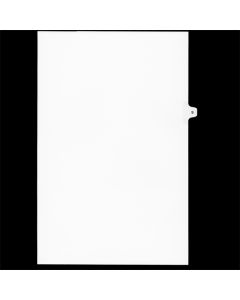 Sw Index Tab Dividers White 25th Cut #09 Legal
